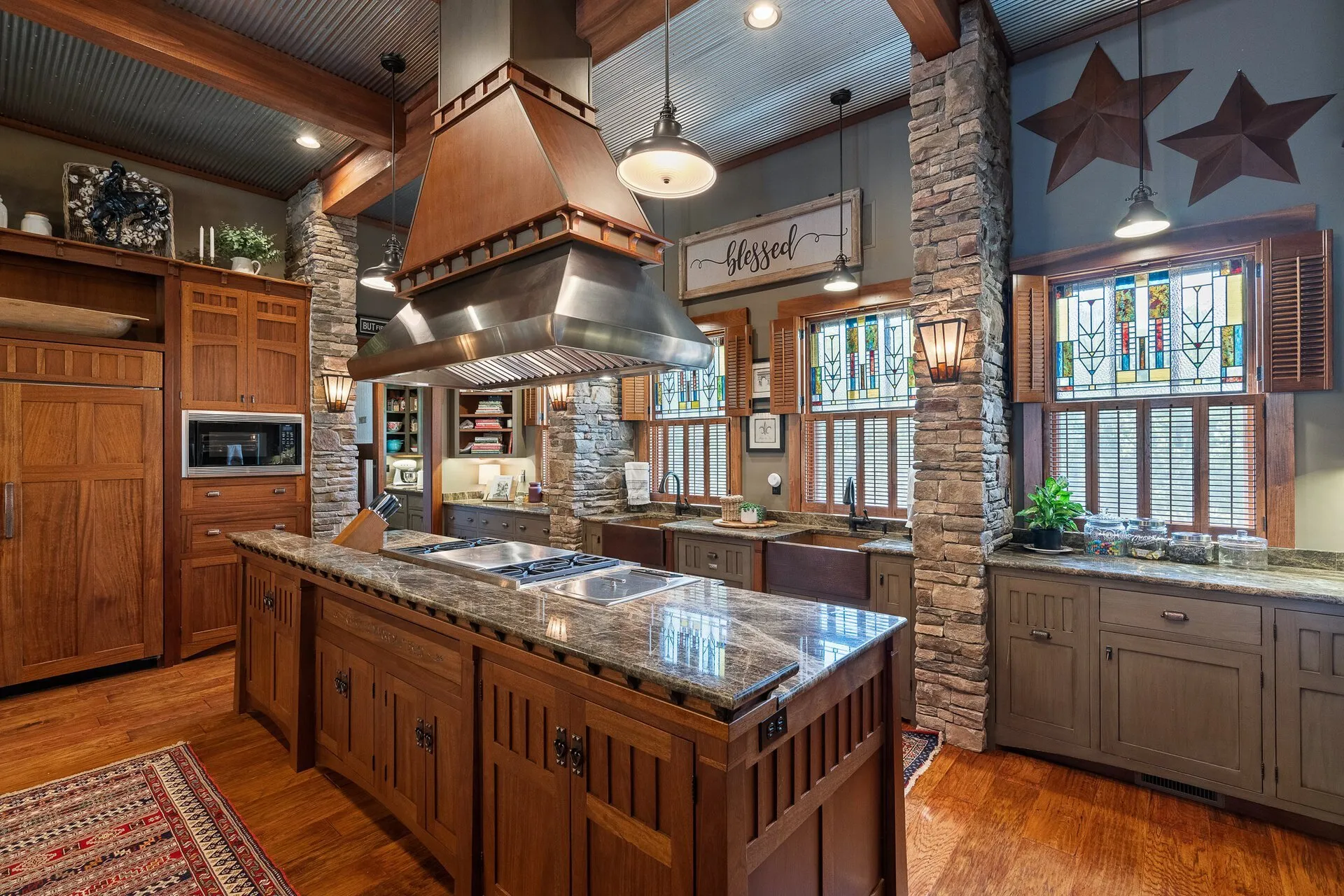 Interior of a modern home staged for virtual tour photography
